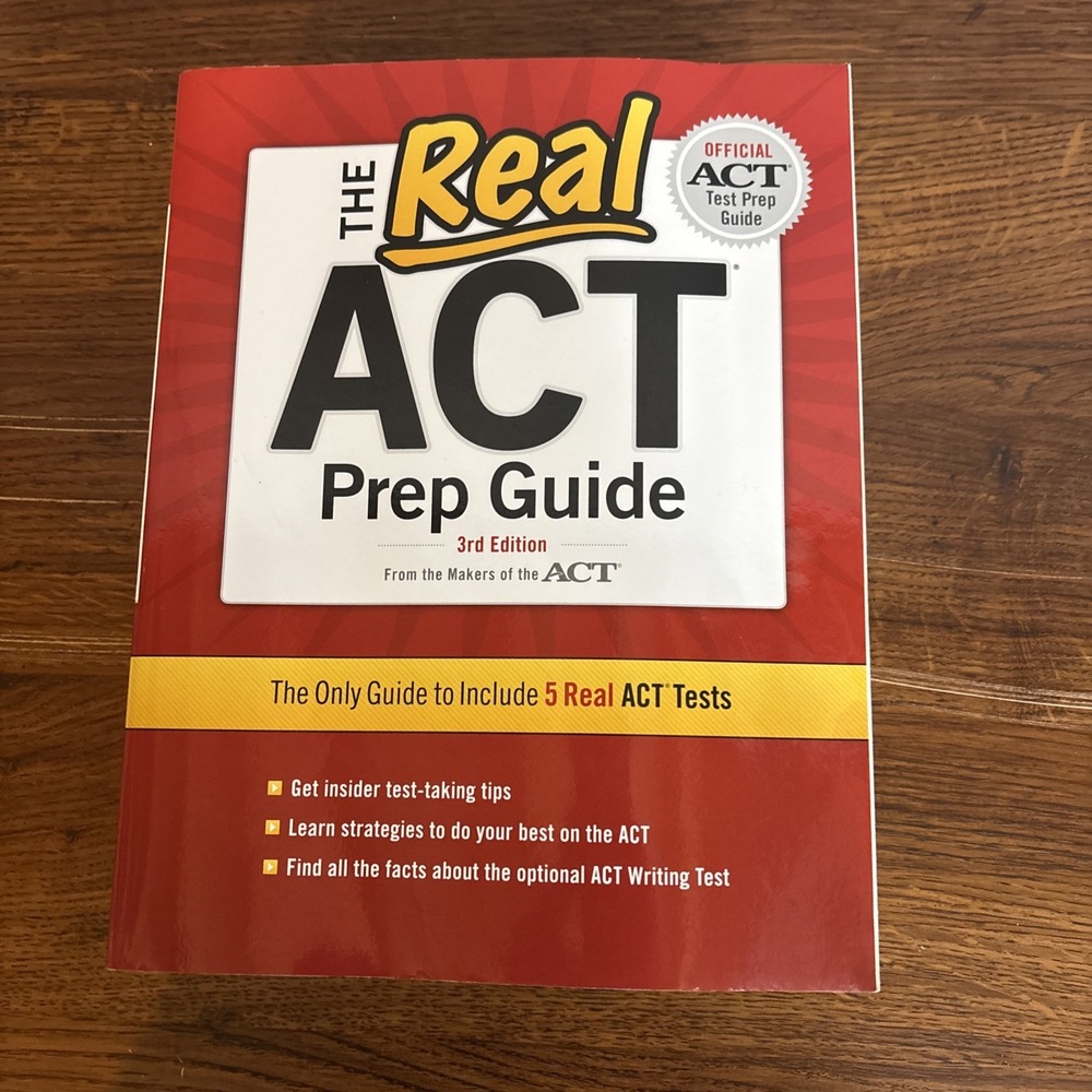 ACT The Real ACT Prep Guide 3rd Edition Book with CD, Exam Preparation